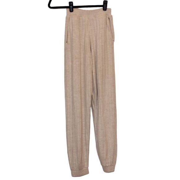 Zara High Waist Cream Pants Women Size XS - Picture 1 of 10